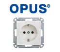 Opus 55 polarweiß (mit den Rahmen Inform, Kubus und Fushion)